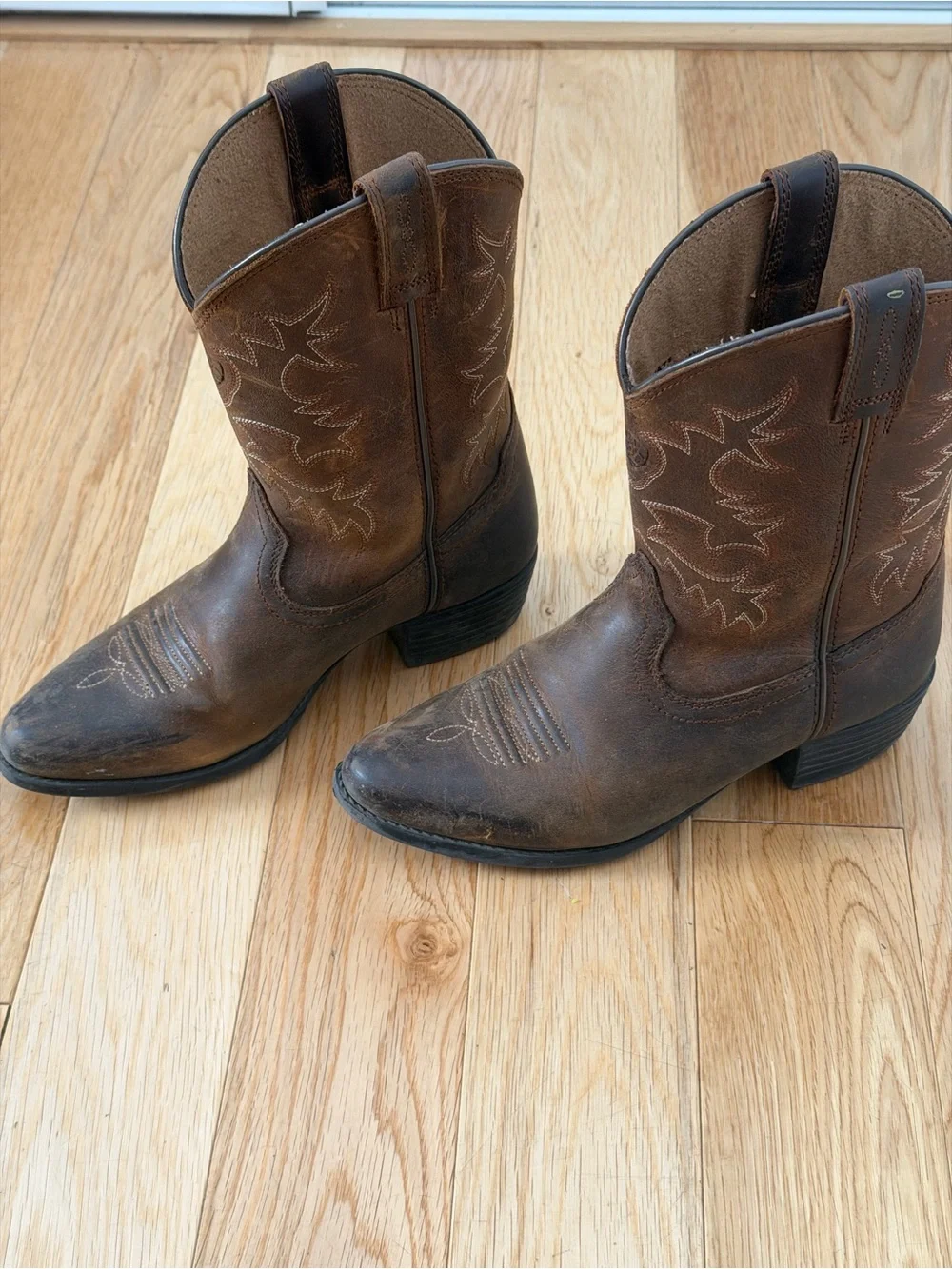 Ariat Kids Brown Western Pull-On Boots